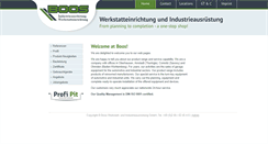 Desktop Screenshot of boos.de